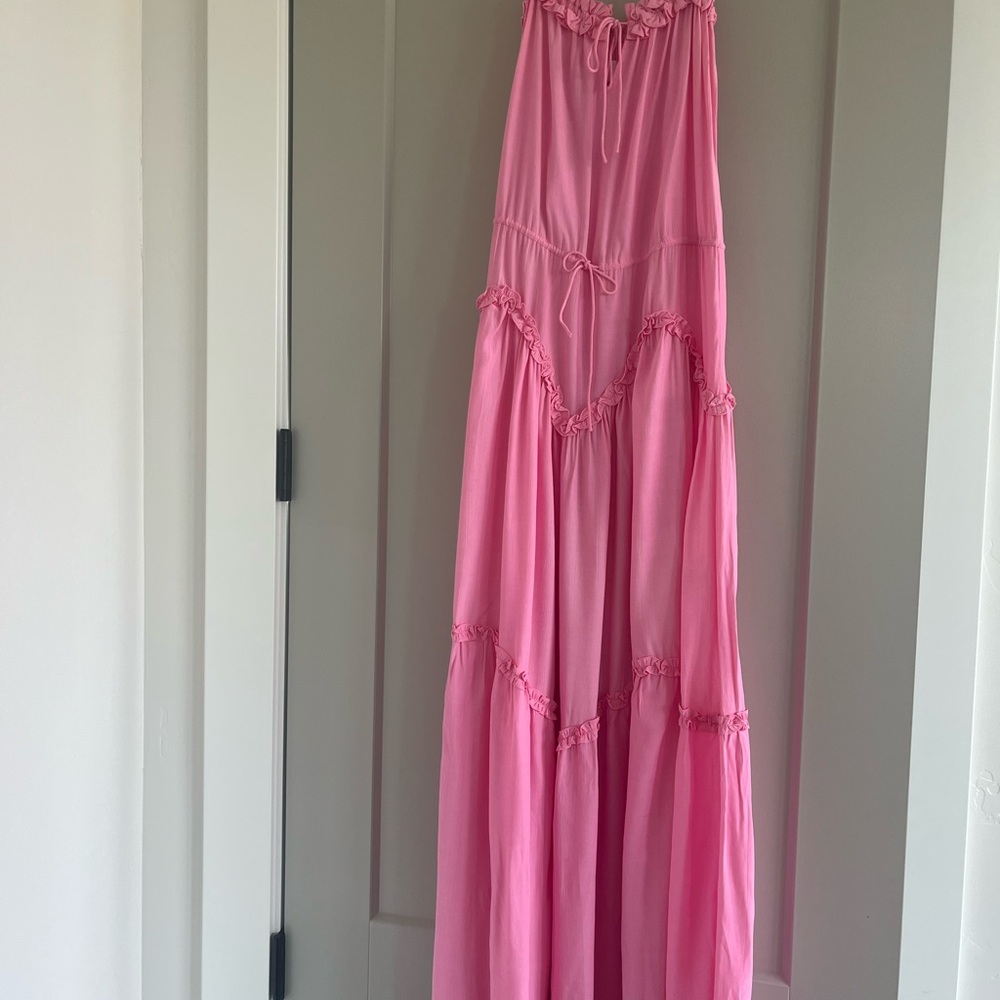 nwt S/W/F Rapture dynamic Elegant Pink Maxi Dress - Picture 4 of 9